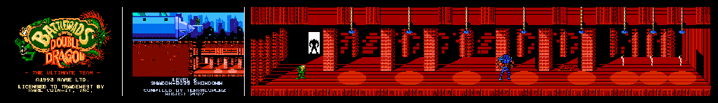 Thumbnail for a map of Level 6: Shadow-Boss Showdown for the NES game Battletoads & Double Dragon: The Ultimate Team.