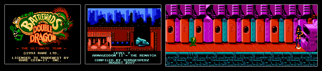 Thumbnail for a map of Level 7: Armageddon II - The Rematch for the NES game Battletoads & Double Dragon: The Ultimate Team.