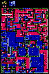 Thumbnail for a map of Level 09: Terra Tubes for the NES game Battletoads.