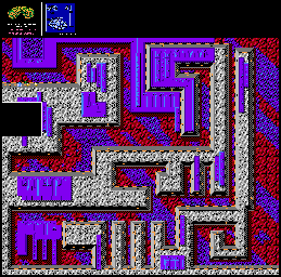 Thumbnail for a map of Level 11: Clinger-Winger for the NES game Battletoads.