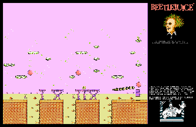 Thumbnail for a map of Deetz House (Neitherworld) for the NES game Beetlejuice.