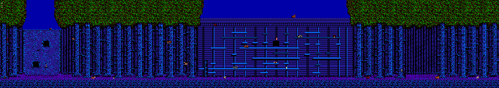 Thumbnail for a map of Noah's Ark Stage 4: Nocturnal Animals for the NES game Bible Adventures.