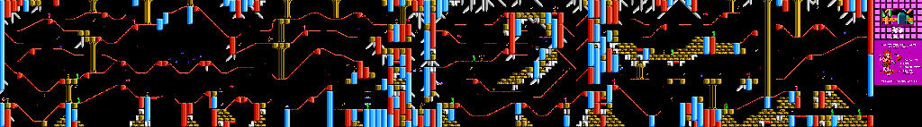 Thumbnail for a map of Colossal Caverns Level 5 for the NES game Big Nose Freaks Out.
