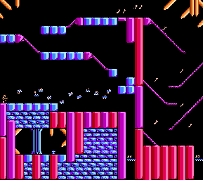 Thumbnail for a map of Colossal Caverns Level 7: Hidden Level 2 for the NES game Big Nose Freaks Out.