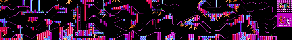 Thumbnail for a map of Colossal Caverns Level 7 for the NES game Big Nose Freaks Out.
