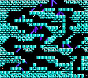 Thumbnail for a map of Colossal Caverns Level 8: Hidden Level 1 for the NES game Big Nose Freaks Out.