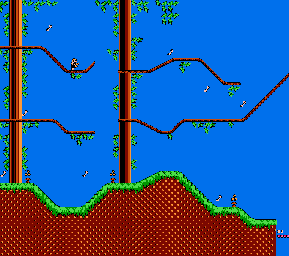 Thumbnail for a map of Freaky Forest Level 1: Hidden Level 1 for the NES game Big Nose Freaks Out.