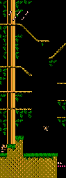 Thumbnail for a map of Freaky Forest Level 3: Hidden Level 2 for the NES game Big Nose Freaks Out.