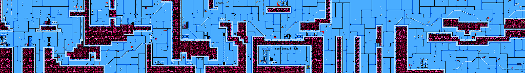 Thumbnail for a map of Funky Factory Level 10 & Hidden Level 1 for the NES game Big Nose Freaks Out.