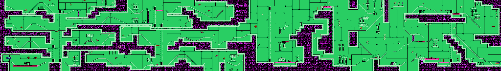 Thumbnail for a map of Funky Factory Level 11 for the NES game Big Nose Freaks Out.