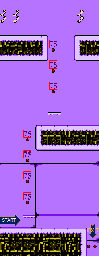Thumbnail for a map of Funky Factory Level 12: Hidden Level 1 for the NES game Big Nose Freaks Out.