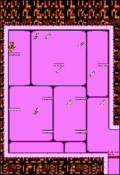 Thumbnail for a map of Funky Factory Level 9: Hidden Level 2 for the NES game Big Nose Freaks Out.