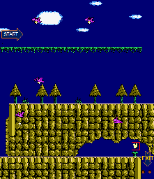 Thumbnail for a map of Murder Mountain Level 18: Hidden Level 1 for the NES game Big Nose Freaks Out.
