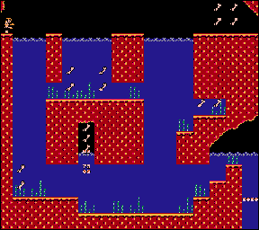 Thumbnail for a map of Terror Town Level 14: Hidden Level 1 for the NES game Big Nose Freaks Out.