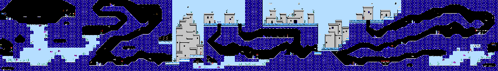 Thumbnail for a map of Terror Town Level 16 for the NES game Big Nose Freaks Out.