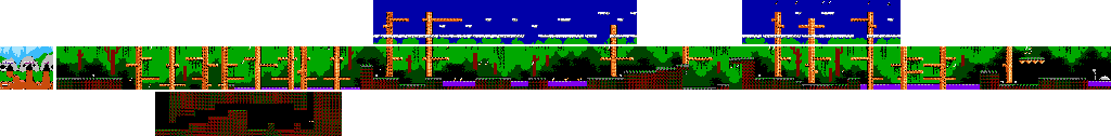 Thumbnail for a map of Chaos Island Stage 4 for the NES game Big Nose The Caveman.