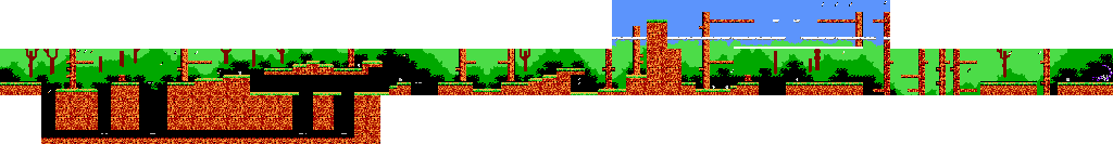 Thumbnail for a map of Paradise Island Stage 4 for the NES game Big Nose The Caveman.