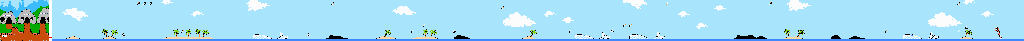 Thumbnail for a map of Paradise Island Stage 6 for the NES game Big Nose The Caveman.