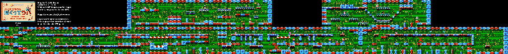 Thumbnail for a map of World 4 Area 1 for the NES game Bio Miracle Bokutte Upa.