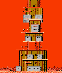 Thumbnail for a map of Area 05 Bottom for the NES game Bionic Commando.