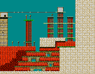 Thumbnail for a map of Area 07 for the NES game Bionic Commando.