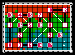 Thumbnail for a map of Area Map (In-Game Map) for the NES game Bionic Commando.
