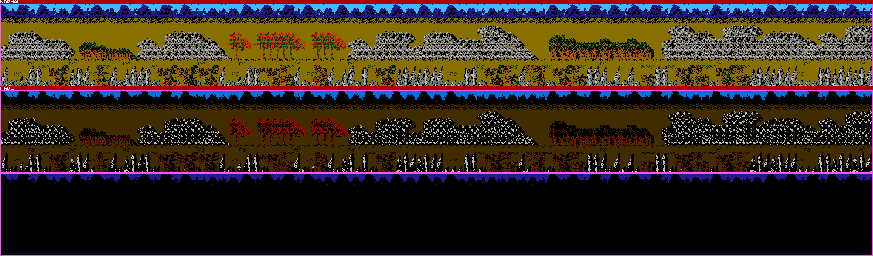 Thumbnail for a map of Stage 6 for the NES game Blood of Jurassic.