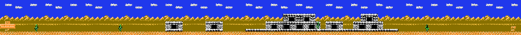 Thumbnail for a map of Round 1 Area 2 for the NES game Bonk's Adventure.