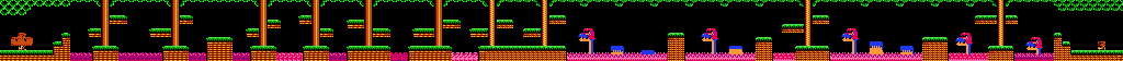 Thumbnail for a map of Round 2 Area 2 for the NES game Bonk's Adventure.