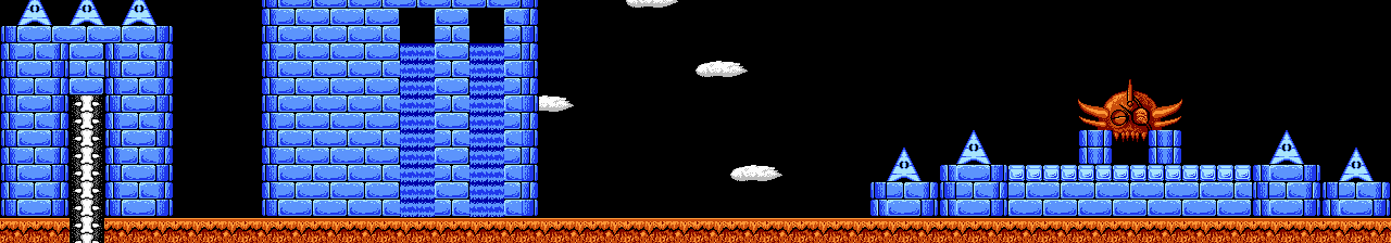 Thumbnail for a map of Round 5 Area 10 for the NES game Bonk's Adventure.