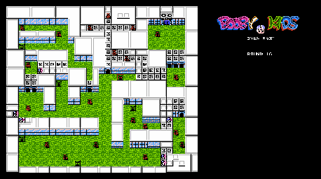 Thumbnail for a map of Round 16 for the NES game Booby Kids.