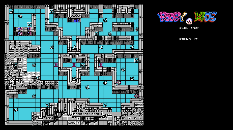 Thumbnail for a map of Round 17 for the NES game Booby Kids.