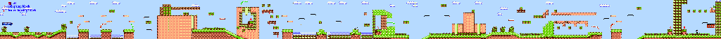 Thumbnail for a map of Stage 1 Round 3 for the NES game The Bugs Bunny Birthday Blowout.