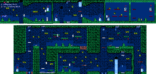 Thumbnail for a map of Stage 4 Round 2 for the NES game The Bugs Bunny Birthday Blowout.