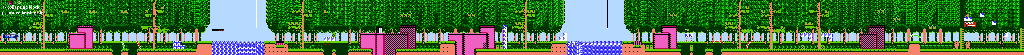 Thumbnail for a map of Stage 5 Round 1 for the NES game The Bugs Bunny Birthday Blowout.