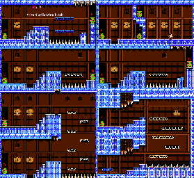Thumbnail for a map of Stage 6 Round 4 for the NES game The Bugs Bunny Birthday Blowout.