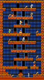 Thumbnail for a map of Stage 53 for the NES game The Bugs Bunny Crazy Castle.