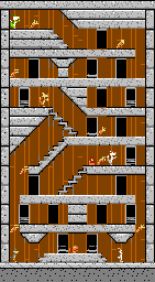 Thumbnail for a map of Stage 57 for the NES game The Bugs Bunny Crazy Castle.