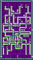 Thumbnail for a map of Stage S1 for the NES game The Bugs Bunny Crazy Castle.