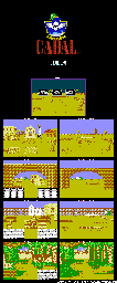 Thumbnail for a map of Level-4 for the NES game Cabal.