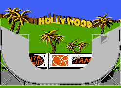 Thumbnail for a map of Half Pipe for the NES game California Games.