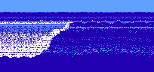 Thumbnail for a map of Surfing for the NES game California Games.