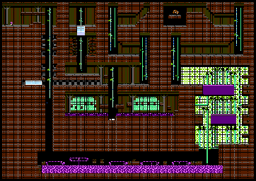 Thumbnail for a map of Juicery for the NES game The California Raisins: The Grape Escape.