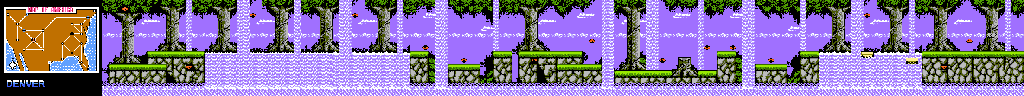 Thumbnail for a map of Denver for the NES game Captain America And The Avengers.
