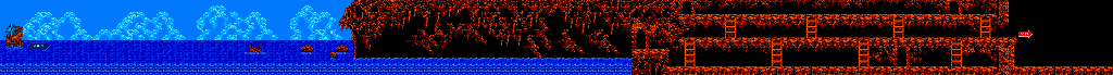 Thumbnail for a map of Ocean Cave for the NES game Captain Silver.