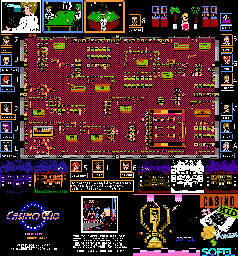 Thumbnail for a map of Casino for the NES game Casino Kid.