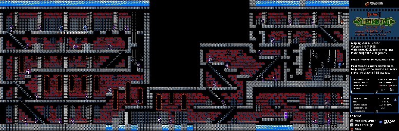 Thumbnail for a map of Rover Mansion for the NES game Castlevania II: Simon's Quest.