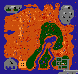 Thumbnail for a map of Scene 2: Search Princess! for the NES game Challenger.
