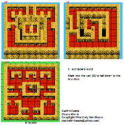 Thumbnail for a map of Carlint Castle for the NES game Chaos World.