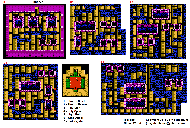 Thumbnail for a map of Idevales for the NES game Chaos World.